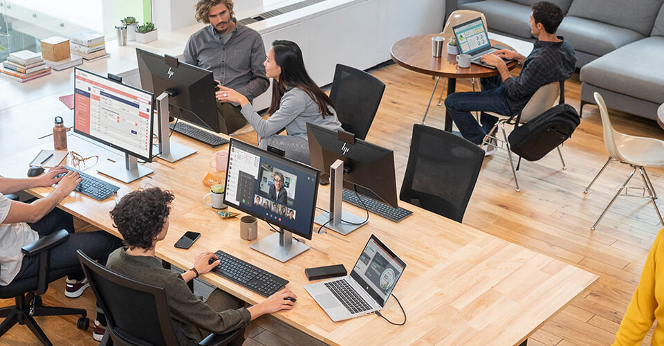 Preparing for the Workforce young employees working in comfortable office