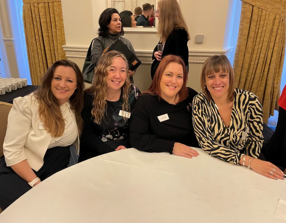 Sarah Walters, Katy Sykes, Sarah Uddin and Lyndsey Corby at the Women in Sales Awards