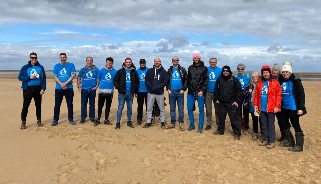 Cleethorpes beach clean