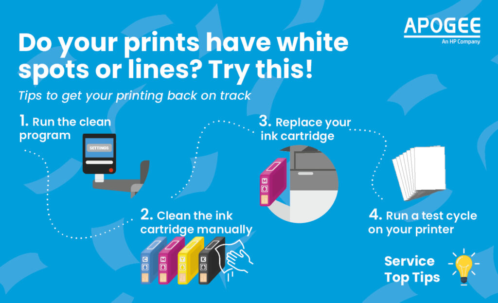 Top Tips printer infographic