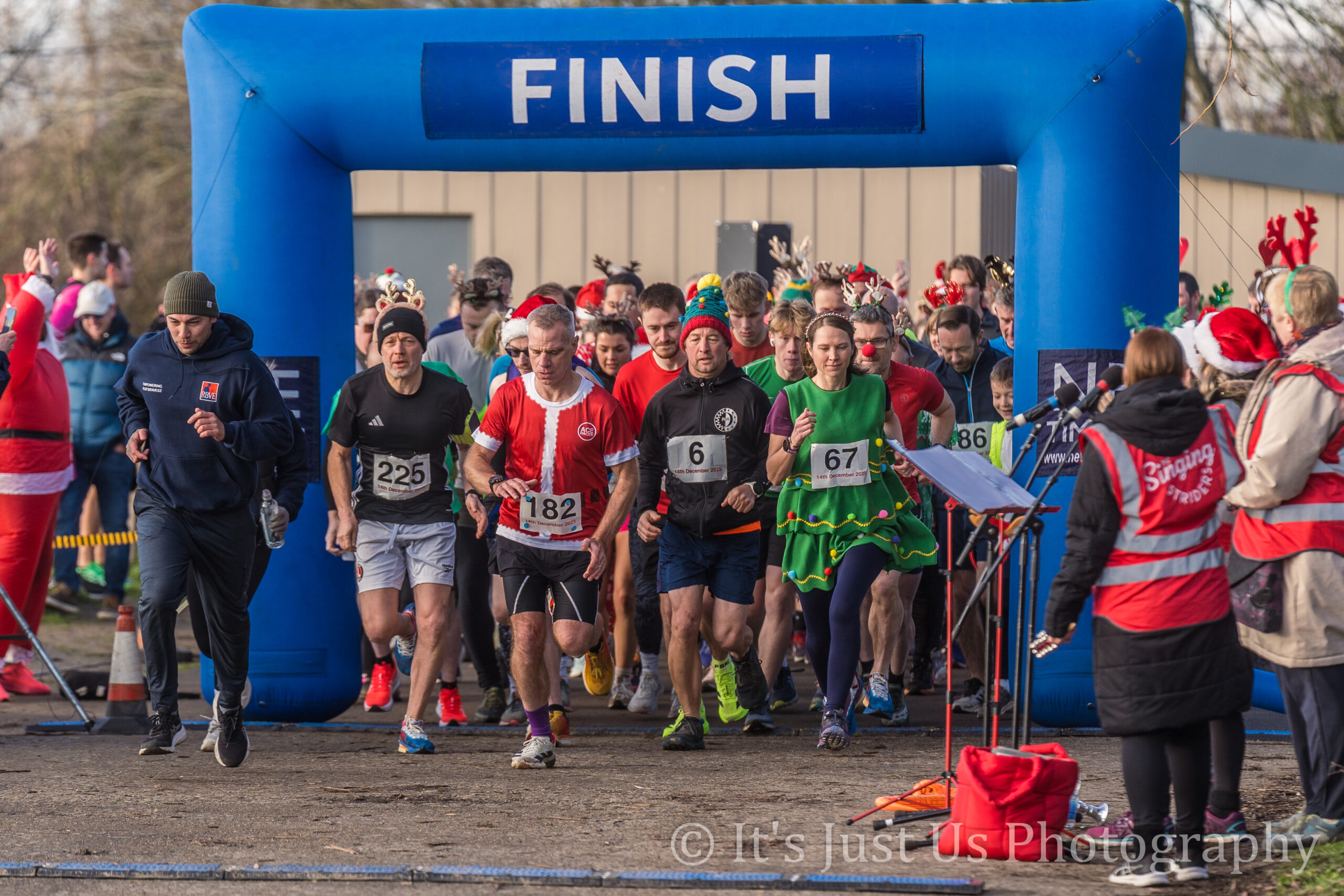 Rudolph Fun Run Start Line