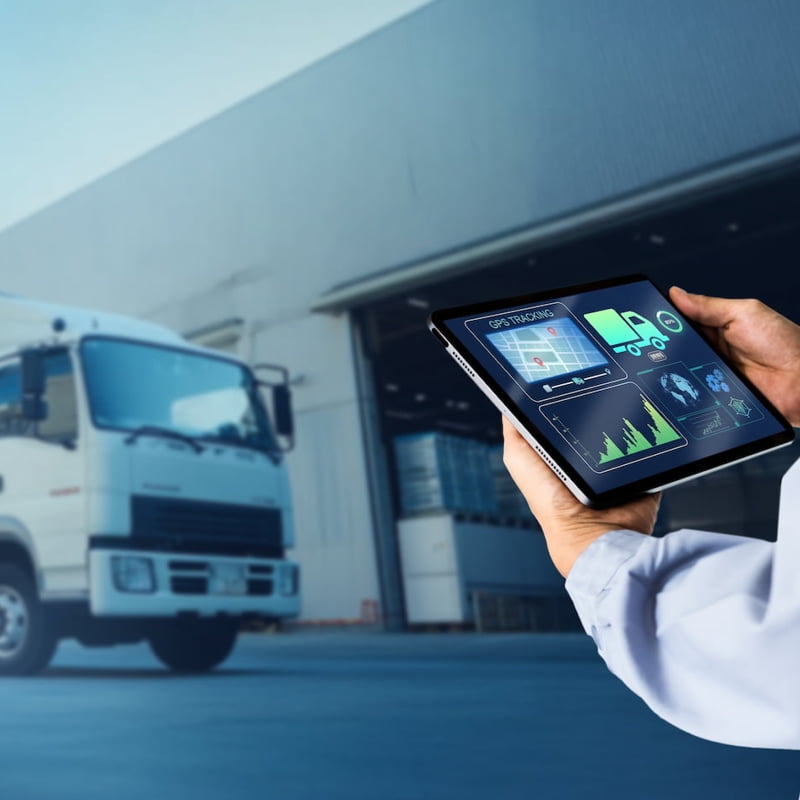 Production Print magnifying glass over photos